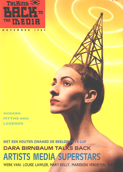 Cover catalogus Talking Back to the Media © De Appel, Amsterdam & de kunstenaar(s)/the artist(s)