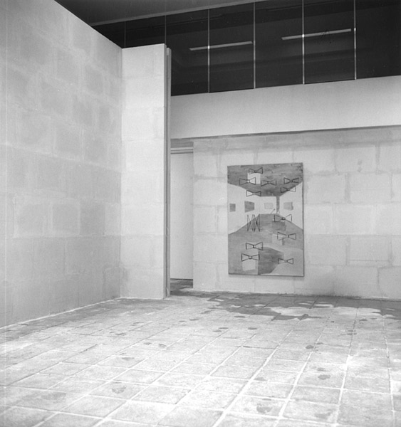 René Daniëls, Doorlopend naar buiten II, 1987. <em>fotograaf: © Edo Kuipers</em> © De Appel, Amsterdam & de kunstenaar(s)/the artist(s)