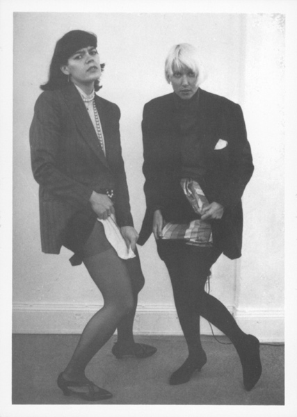 Glück auf!, ansichtkaart uitgegeven ter gelegenheid van het Kunstkongress '88, Hamburg. <em>fotograaf: © Stille Helden e.V., Hamburg</em> © De Appel, Amsterdam & de kunstenaar(s)/the artist(s)