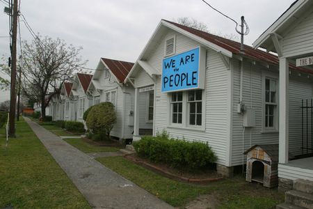 Een van de 'Shotgunhouses' van de Project Row Houses. Foto: Rick Lowe. <em>fotograaf: Rick Lowe</em> Rick Lowe