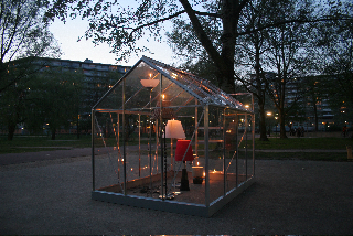 Het Bijlmer Licht - Installatie gedurende "THE GO-BETWEEN" in april 2007
