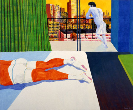 "Sunburn (spitting off the balcony)", 2006, Collectie van Leonard and Susan Feinstein