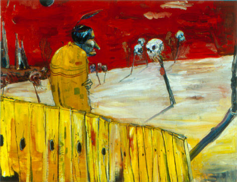"Wintergarden", 2004, Acryl en olieverf op linnen. Goetz Collectie