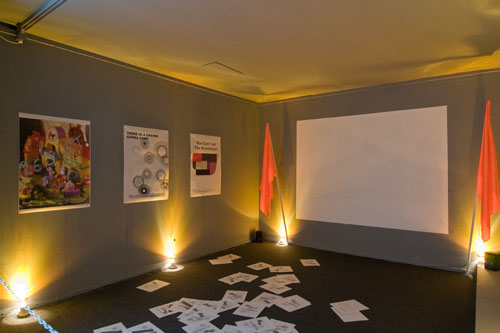 "No More Reality. Step 3: SHARED FOLDER", 2008. <em>fotograaf: Cassander Eeftinck Schatlenkerk</em>