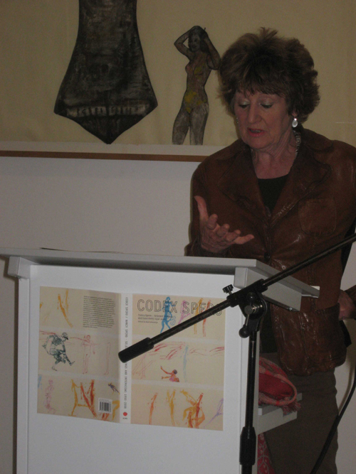 Boekpresentatie &ldquo;Codex Spero. Nancy Spero Selected Writings and Interviews 1950-2008&rdquo;. <em>fotograaf: Rogier Taminiau</em>