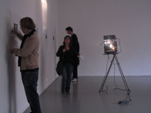 Olivier Foulon, The Soliloquy of the Broom, 2008, computer print-outs.. <em>fotograaf: Rogier Taminiau</em> de Appel