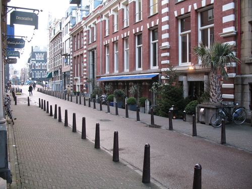 Onderweg in de Nieuwe Spiegelstraat. <em>fotograaf: Rogier Taminiau</em>