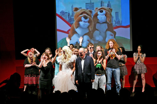 Sturtevant, Spinoza in Las VegasPerformance view, UBS Openings: Saturday Live, Tate Modern, 2008, courtesy van de kunstenaar. <em>fotograaf: Tate Modern</em>
