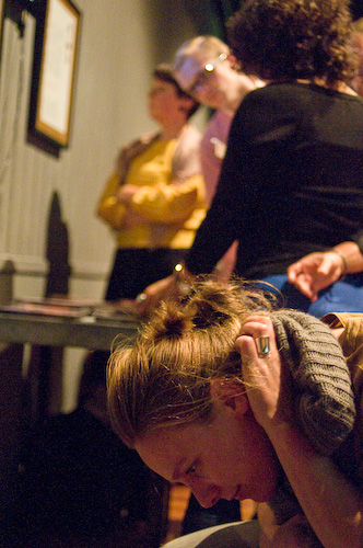 Performance Serge Delbruyere build it & they will cum. <em>fotograaf: Cassander Eeftinck Schattenkerk</em> Cassander Eeftinck Schattenkerk & de Appel