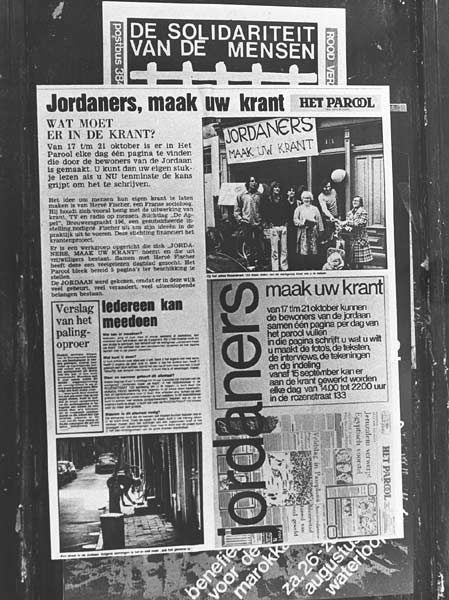 Jordaners, maak uw krant II © De Appel, Amsterdam & de kunstenaar(s)/the artist(s)