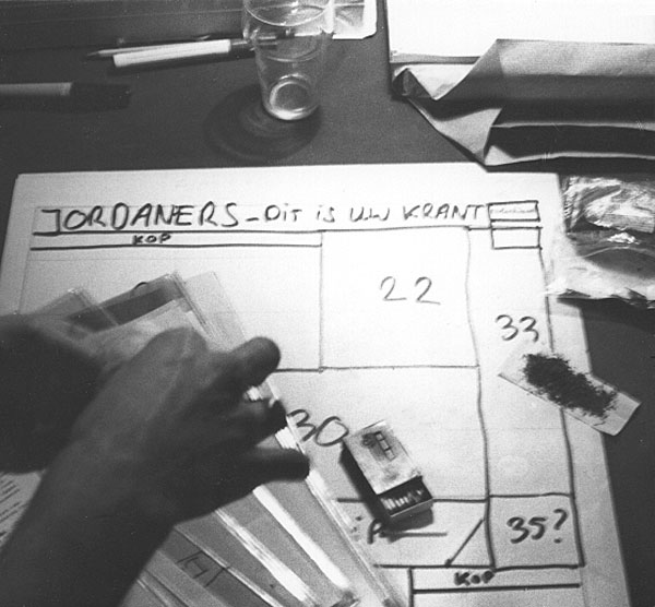 Jordaners, maak uw krant IV © De Appel, Amsterdam & de kunstenaar(s)/the artist(s)