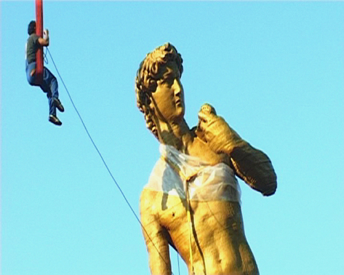 Installatie van David (inspired by Michelangelo), 2005, Serkan Özkaya