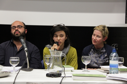 Hassan Khan, M&eacute;lanie Bouteloup,Annie Fletcher. <em>fotograaf: Rogier Taminiau</em>