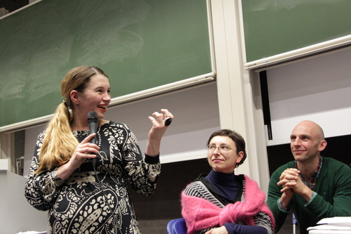 Ann Demeester, Sonia Dermience, Edgar Schmitz. <em>fotograaf: Rogier Taminiau</em>