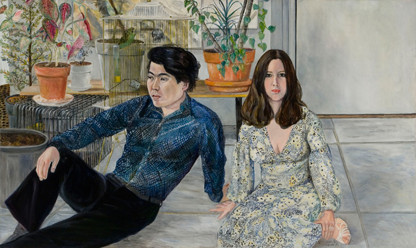Sylvia Sleigh, Arakawa and Madeline Gins, 1962. Oil on canvas. Courtesy of the Estate of Sylvia Sleigh & Freymond-Guth Fine Arts Ltd.