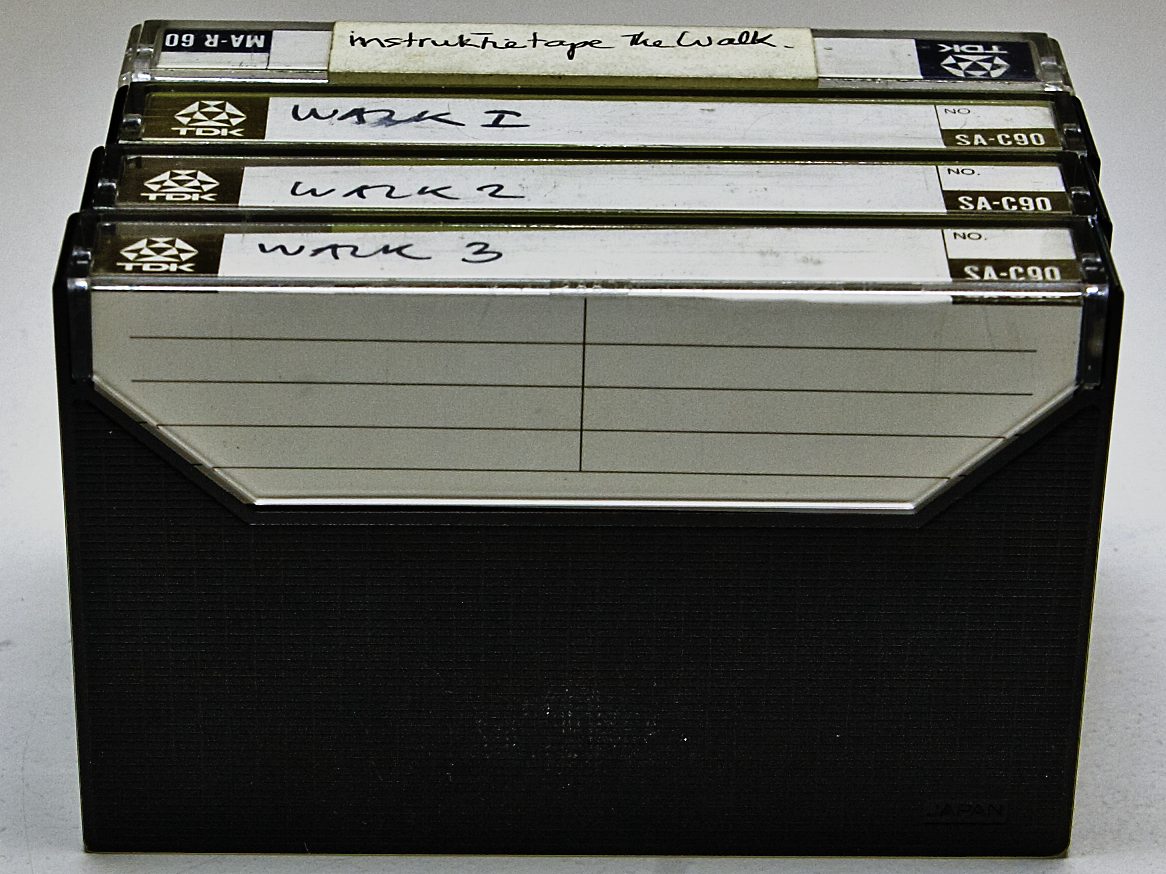 Audiocassettes The Walk. <em>fotograaf: Jan van Geem</em>