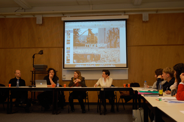 Huib Haye van der Werf, Yoeri Meessen, Ann Demeester, Sophie Berrebi.. <em>fotograaf: Lara van Meeteren</em>