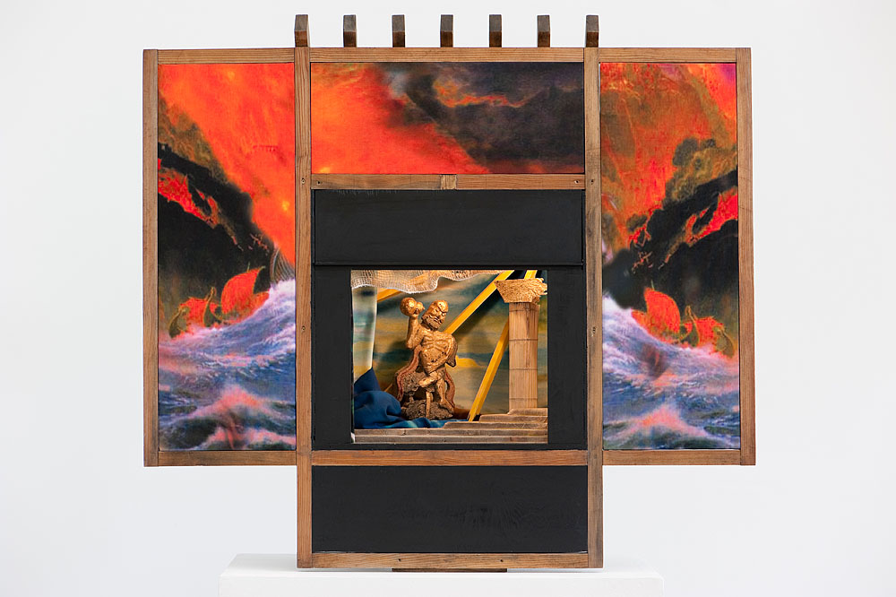 Markus Selg,&nbsp;Begegnung mit einem trunkenen Gott (2008). <em>fotograaf: Cassander Eeftinck Schattenkerk</em>