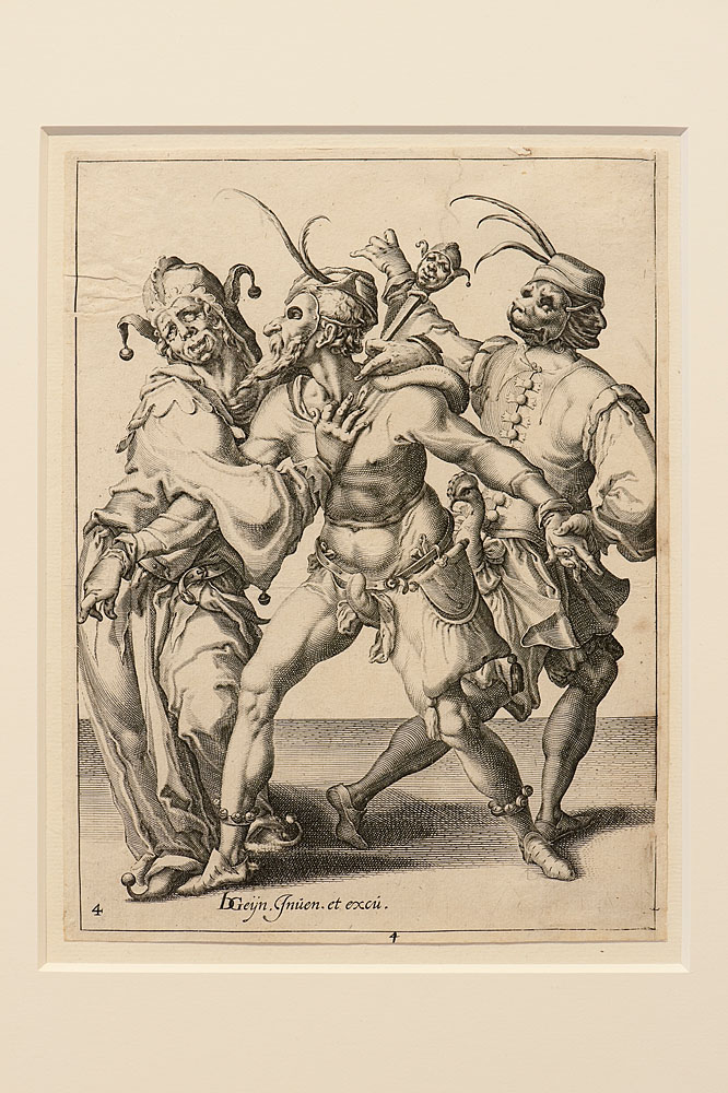 Jacques de Gheyn II, Maskerade (omstreeks 1600)&nbsp;. <em>fotograaf: Cassander Eeftinck Schattenkerk</em>