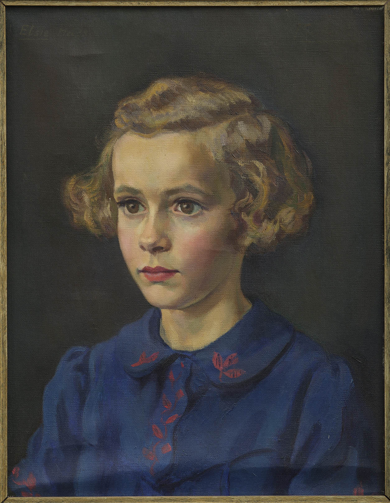 Johannes Franken, Portrait of Eliza, 1939, oil on canvas. Collection of the Van Abbemuseum, Eindhoven, the Netherlands. Photo: Peter Cox.