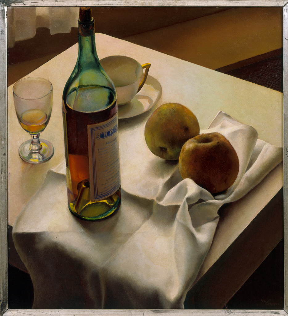Wout Schram, Still Life with Bottle, undated, oil on canvas