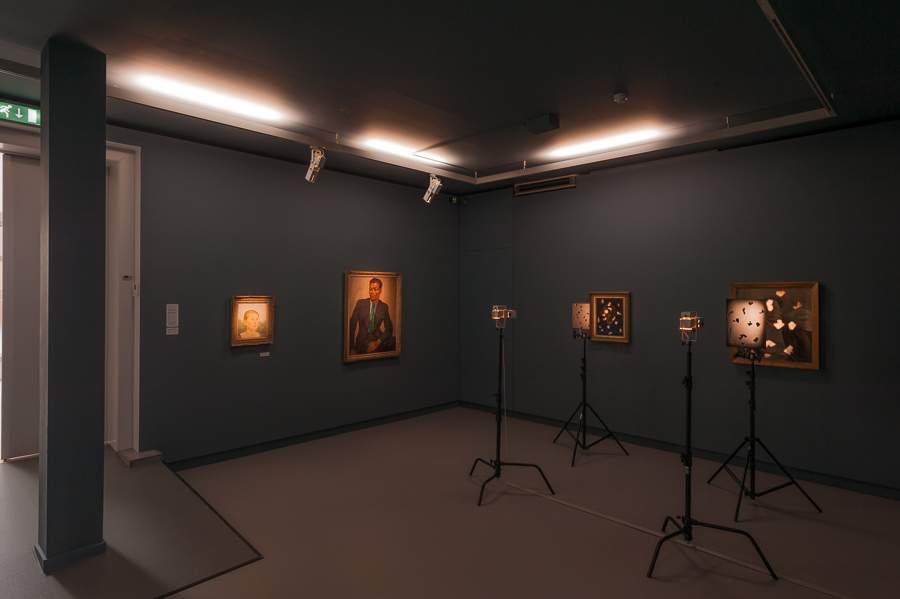 Edgar Fernhout, Lydia Davis, Wim van de Plas, Johannes Franken, Gabriel Lester. <em>fotograaf: Cassander Eeftinck Schattenkerk</em>