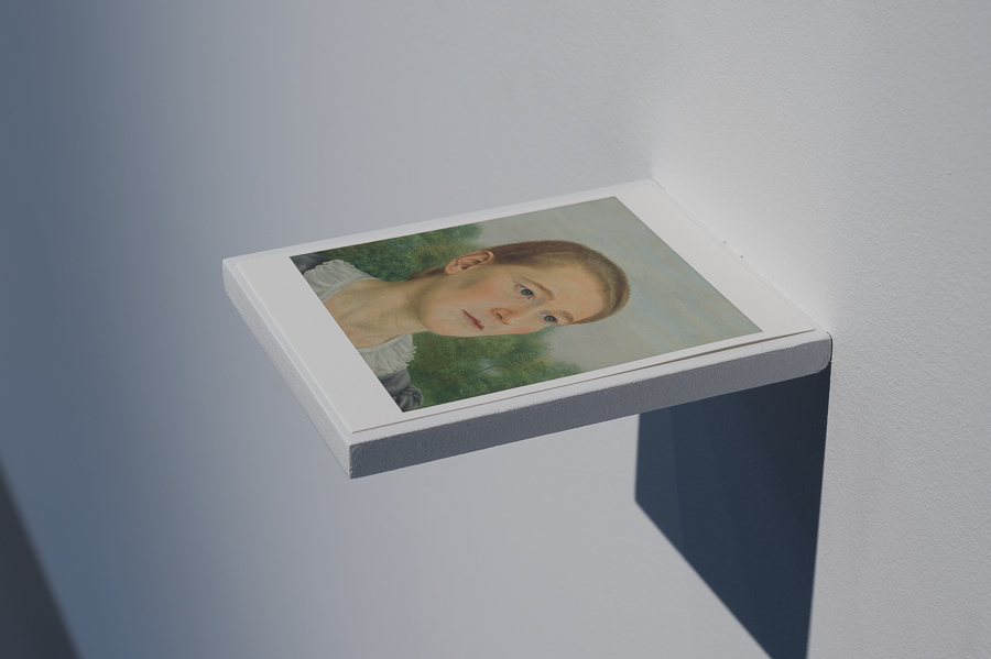 Will Holder, Reproduction of Edgar Fernhout, Damesportret / Portrait of a Lady, (1937) ... for single mothers., 2013500 four-colour offset postcards, produced and sold by Van Abbemuseum, Eindhoven. <em>fotograaf: Cassander Eeftinck Schattenkerk</em>