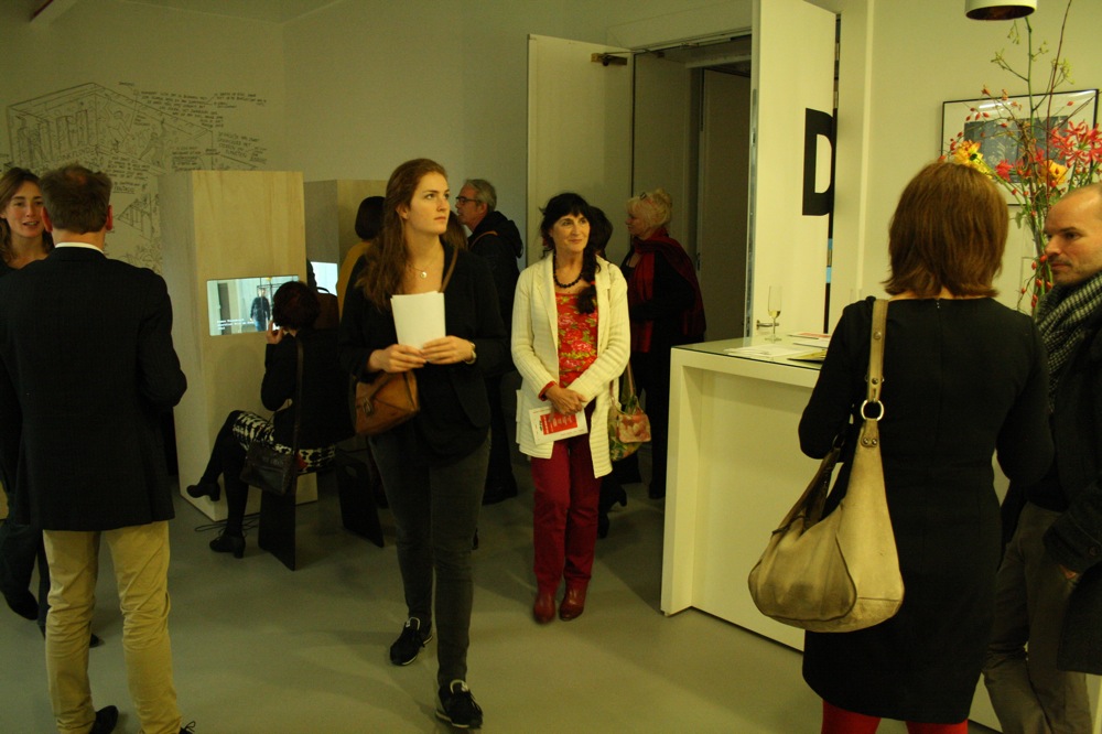 Tijdens het Prix de Rome feest. <em>fotograaf: Milan Anais</em>