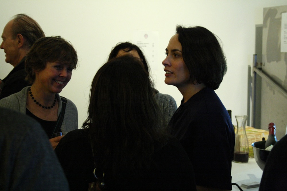 Tijdens het Prix de Rome feest - Falke Pisano. <em>fotograaf: Milan Anais</em>