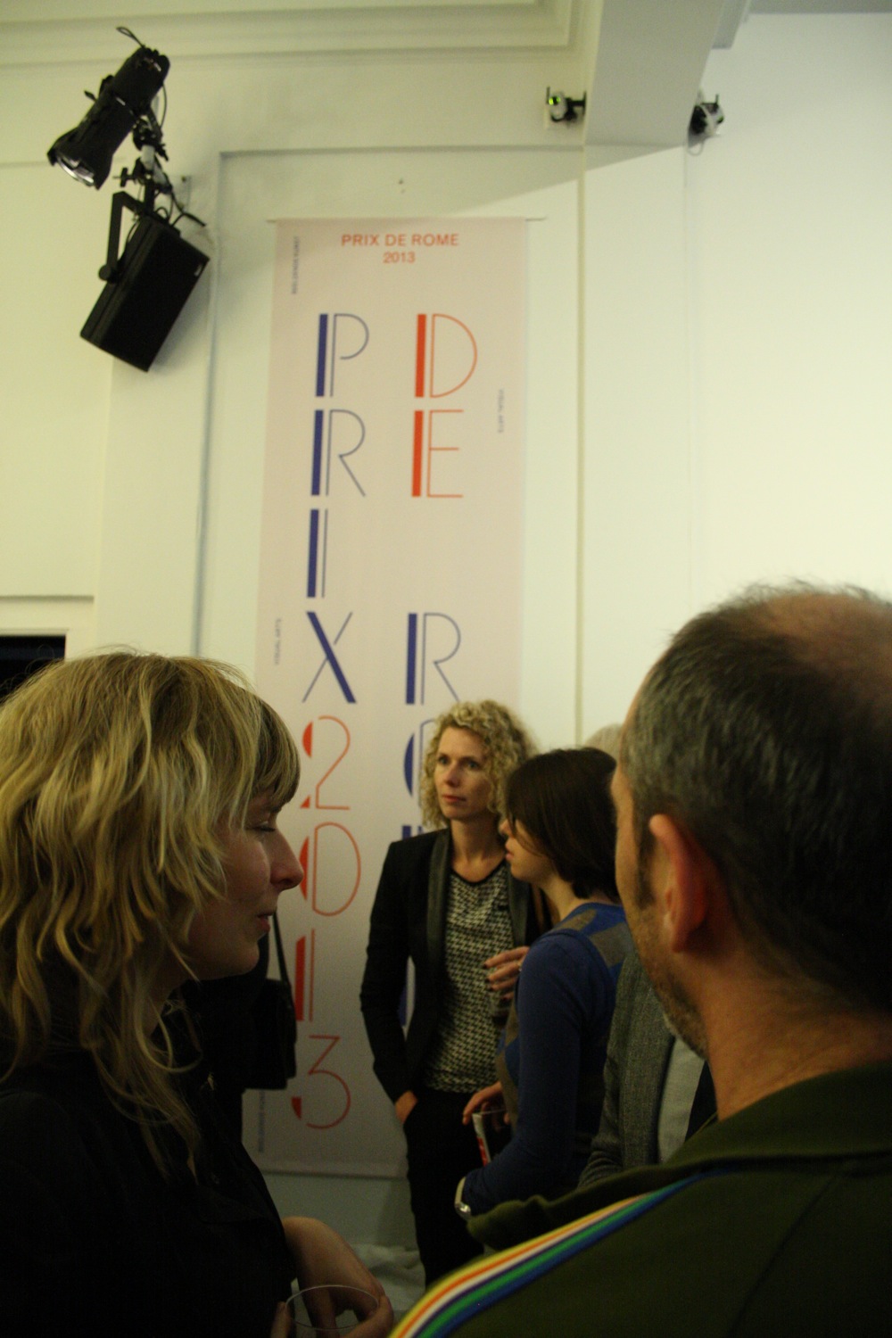 Tijdens het Prix de Rome feest. <em>fotograaf: Milan Anais</em>