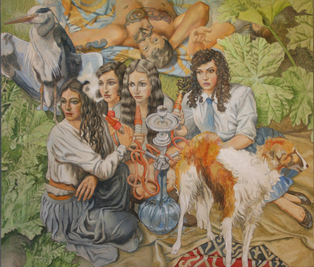 Detail van Vrijheid, voorgesteld door hedendaagse jongeren en historische figuren, 2014, Jan van de Pavert