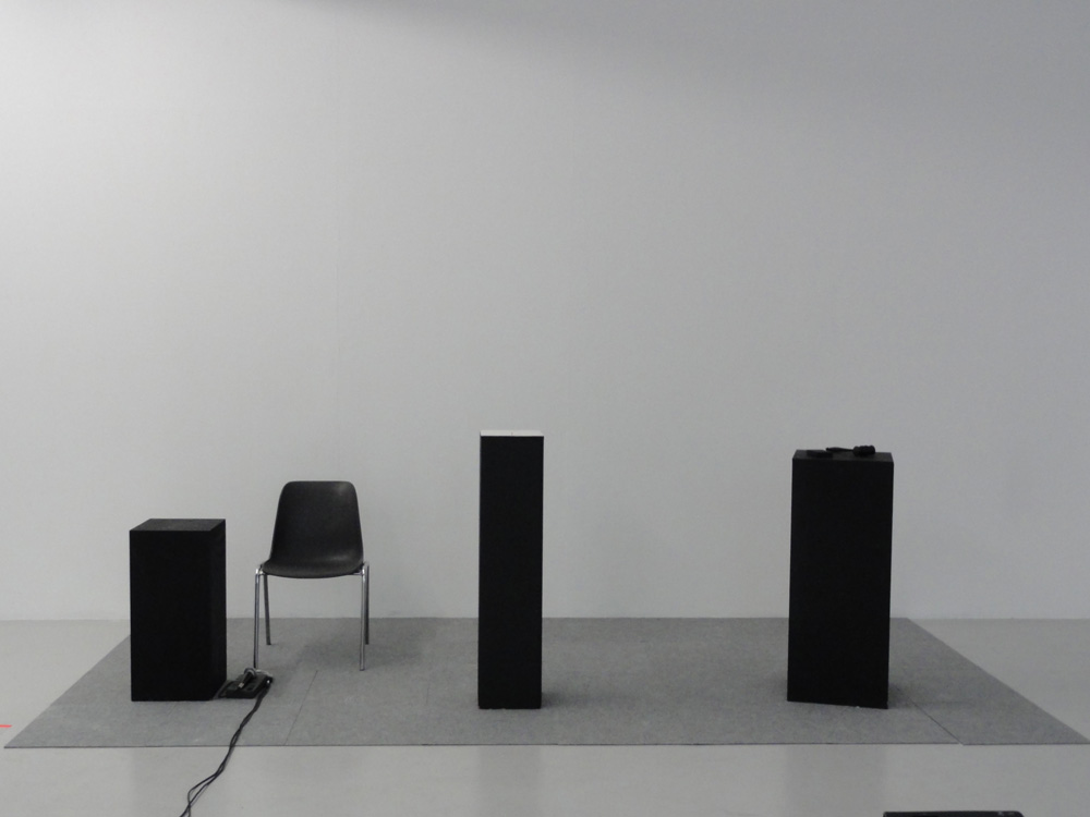 Sarah van Lamsweerde, Tell / Sell, a common story, 2014, performance and installation. Set view at Ellen de Bruijne Project Space. Courtesy the artist