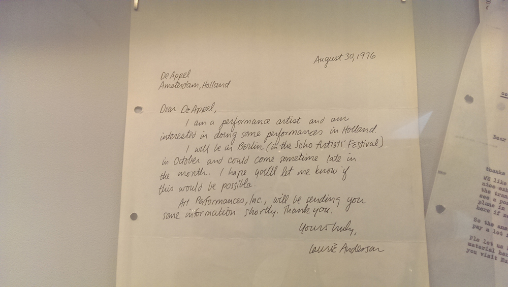 Brief uit 1976