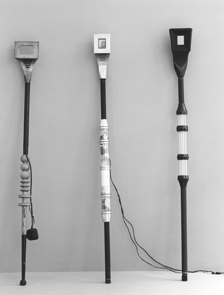 Alien staff, 1992-'93. <em>fotograaf: © Cary Markerink, Amsterdam</em> © De Appel, Amsterdam & de kunstenaar(s)/the artist(s)