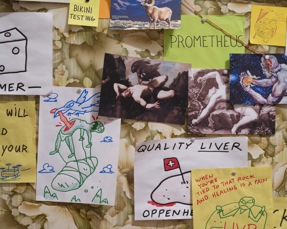 Detail The French Horn (2016), Andre Chapatte, Henryetta Duerschlag, Gabriel Lester, Olaf Zwetsloot. <em>fotograaf: Cassander Eeftinck Schattenkerk</em>