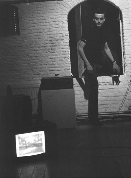 1978 MARCEL ODENBACH LIVE VIDEO PERFORMANCE, 7 Jun 1978,8 p.m. @ Brouwersgracht. Live videoperformance II &copy; De Appel, Amsterdam & de kunstenaar(s)/the artist(s)