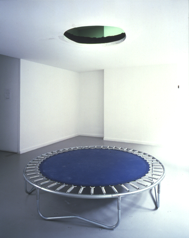 1999 JOB KOELEWIJN & OLAFUR ELIASSON, 18 Jun - 22 Aug 1999, @ Nieuwe Spiegelstraat 10 Job Koelewijn, Jump, 1999. photographer: &copy; Ernst Moritz, Den Haag / The Hague &copy; De Appel, Amsterdam & de kunstenaar(s)/the artist(s)