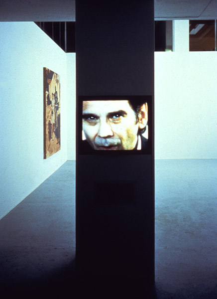 Links: Mike Sale, Nigga' Luvva', rechts: Marcel Odenbach, Keep in View, 1991-'92. <em>fotograaf: © Cary Markerink, Amsterdam</em> © De Appel, Amsterdam & de kunstenaar(s)/the artist(s)