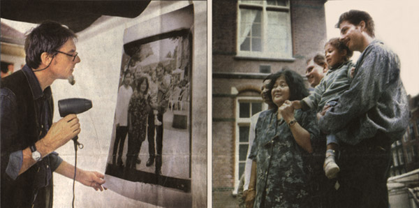 Polaroid Portraits, Albert Cuypmarkt, Amsterdam, 28 - 30-09-2000. <em>fotograaf: © Het Parool, Amsterdam (foto / photo: Jean-Pierre Jans)</em>