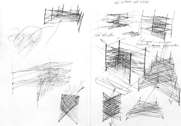 Schetsen voor Theems Projekt II © De Appel, Amsterdam & de kunstenaar(s)/the artist(s)