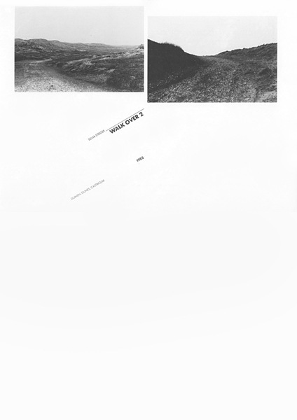 Walk Over 2 (supplement bij De Appel, 2 (1982) 1) I © De Appel, Amsterdam & de kunstenaar(s)/the artist(s)