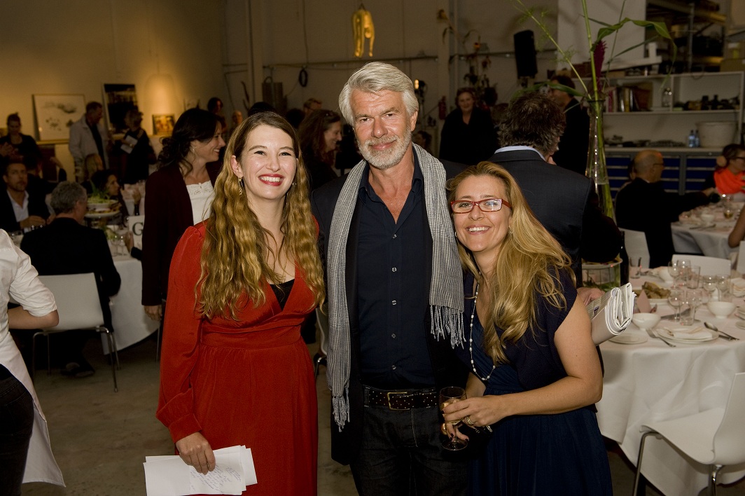 Ann Demeester (directeur de Appel), Chris Dercon (directeur Tate Modern) en Defne Ayas (directeur Witte de With). <em>fotograaf: Kirsten de Graaf</em>